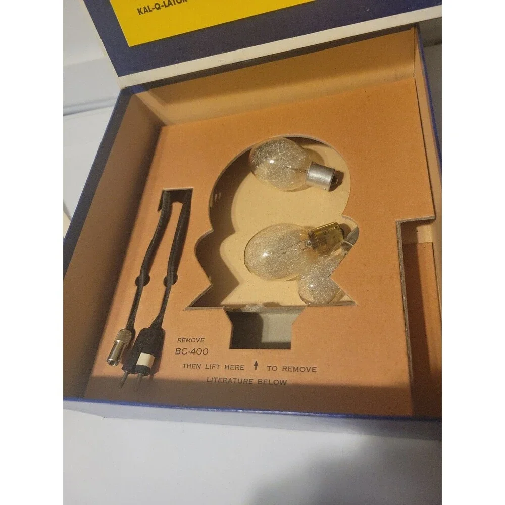 Kalart 400 BC Flash Unit- Box And Cord ONLY !!!!READ!!!!